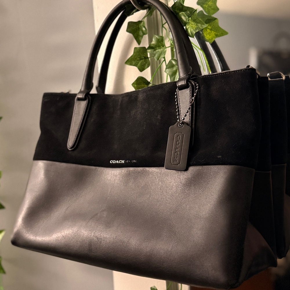 coach soft borough bag 32296